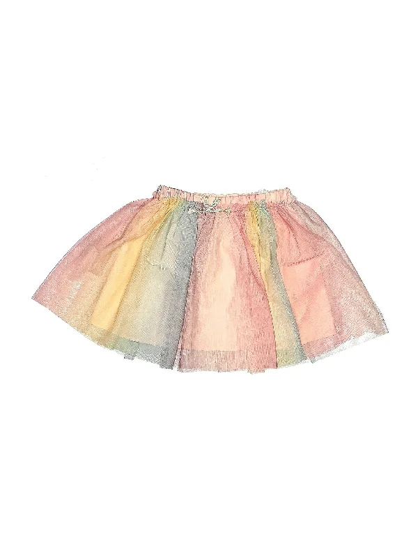 Skirt asymmetrical skirt cut