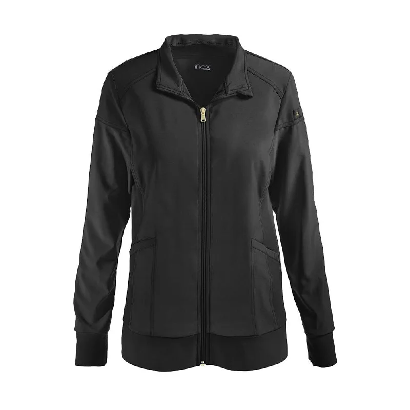 Cherokee Zip Front Jacket Hooded Jacket Caped Jacket Shawl Collar Jacket