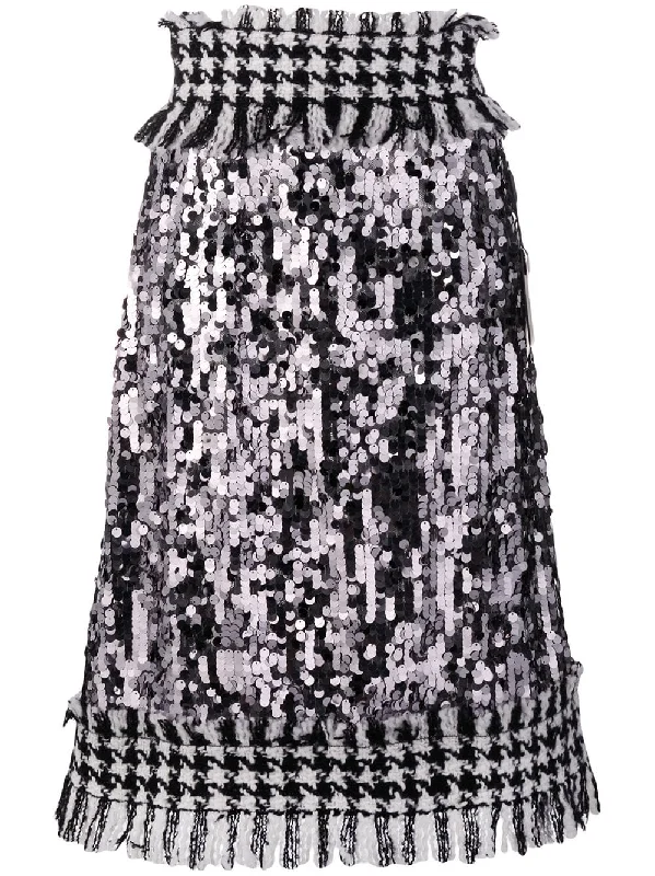 high waisted tweed skirt denim skirt fashionable