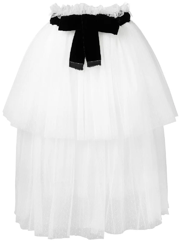 full tule skirt chiffon skirt flowing