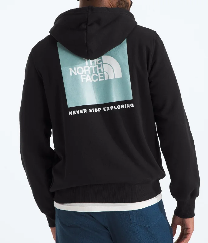 Men's Box NSE Hoodie Hoodie with Button Placket Classic Preppy