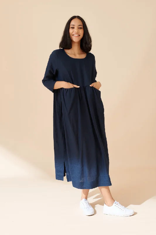 Jess Dress in Navy