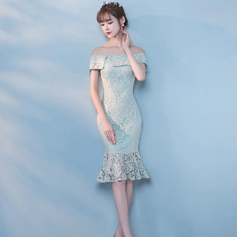 Short Prom Dresses, Lace Prom Dresses, Off-Shoulder Party Dresses, Mermaid Evening Dresses, Mermaid Prom Dress, Backless Prom Dress, Sexy Prom Dress, LB0605 Satin Halter Glamorous