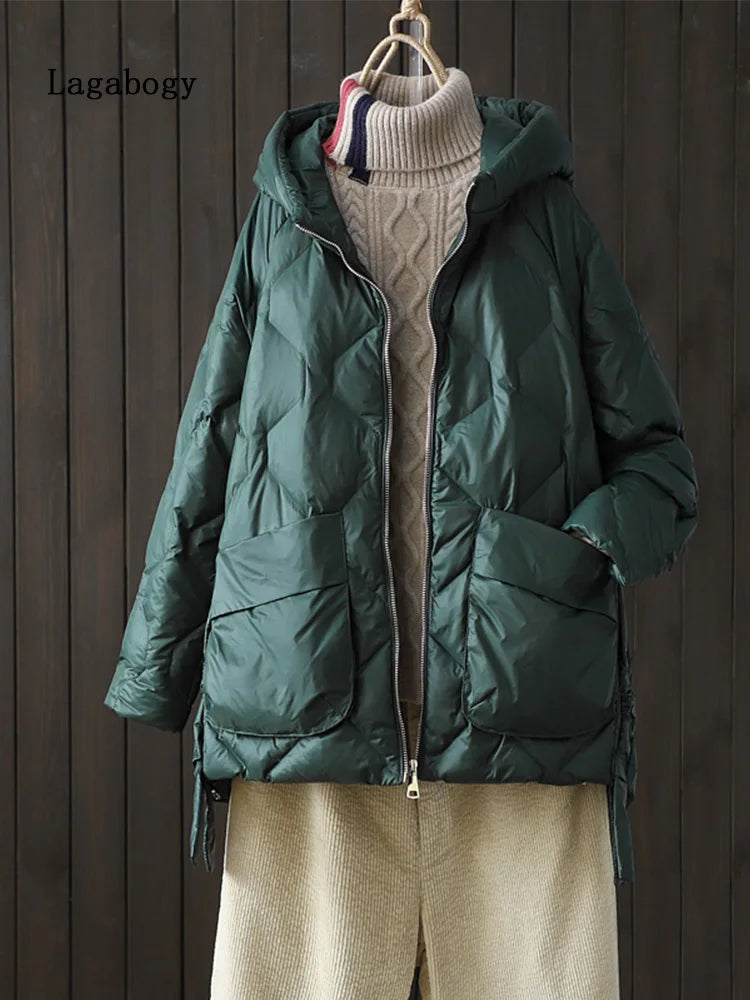 Ysa ®| Down jacket with hood Chenille Jacket Brocade Jacket Lace Jacket