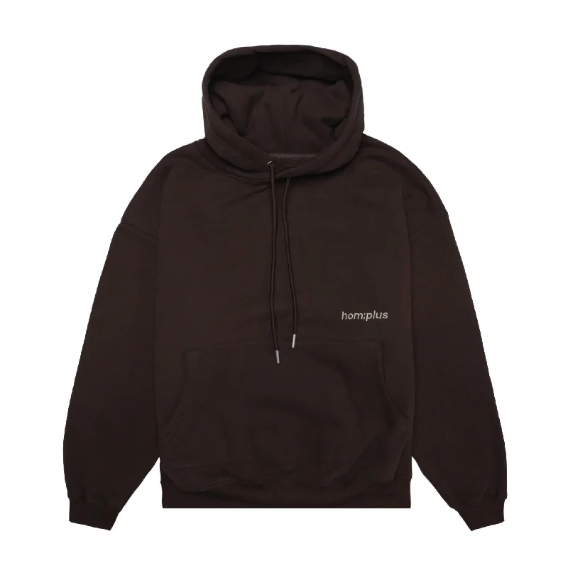 HOMME+ HOM:plus Hoodie Mocha Hoodie with Sequins Glamorous Eye-catching