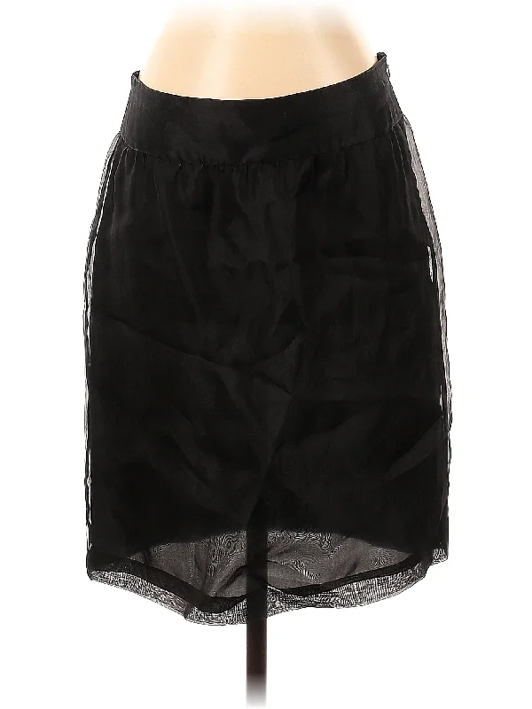 Silk Skirt spandex blend skirt