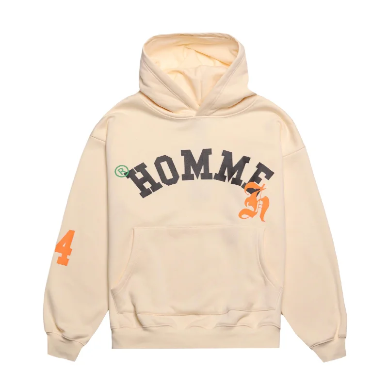 HOMME+ Triple 5 Hoodie Off White Graphic Hoodie Design Print