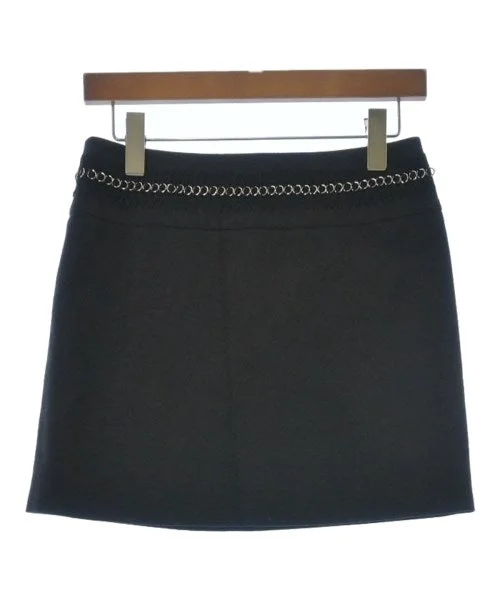 Paco Rabanne Mini skirts leather skirt bold
