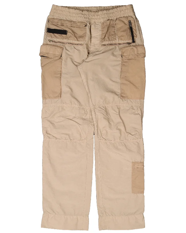 Technical Cargo Track Pants High-Waist Jeans