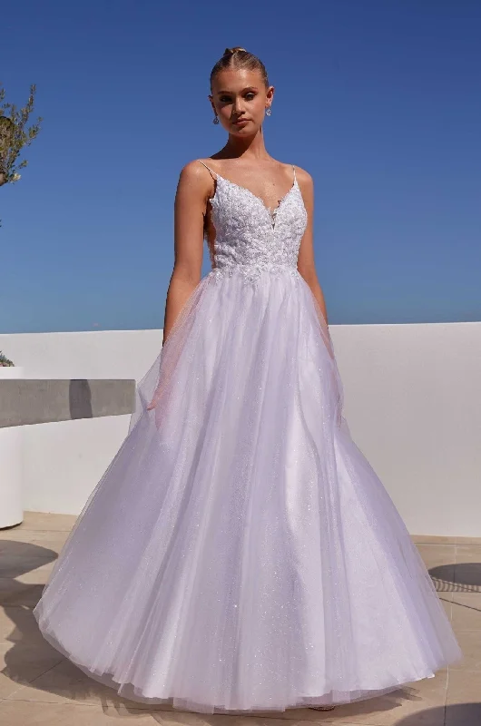 Rilla A-line Tulle Debutante Dress