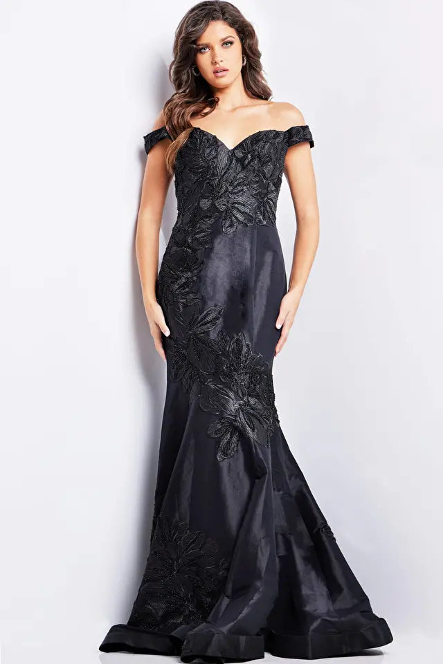 Jovani -23928 Embroidered Beaded Sweetheart Neck Dress Tunics Cozy comfortable