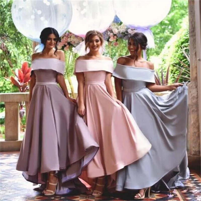 Off Shoulder Prom Dresses,Simple Bridesmaid Dresses,New Arrival Custom Bridesmaid Dresses, Wedding Party Dresses,Long Bridal Gowns, PD0009 sweetheart Neckline Romantic