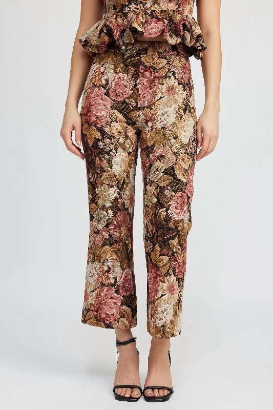 Carey Pant In Pink Gold Casual Track Pants