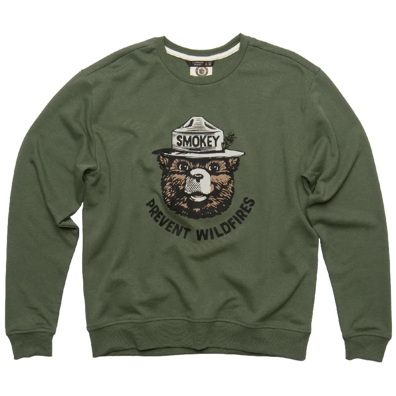 The Landmark Project - Smokey Retro Unisex Sweatshirt (Conifer) Hoodie with Half-Zip Sporty Casual