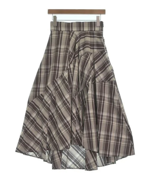 Couture brooch Long/Maxi length skirts corduroy skirt textured