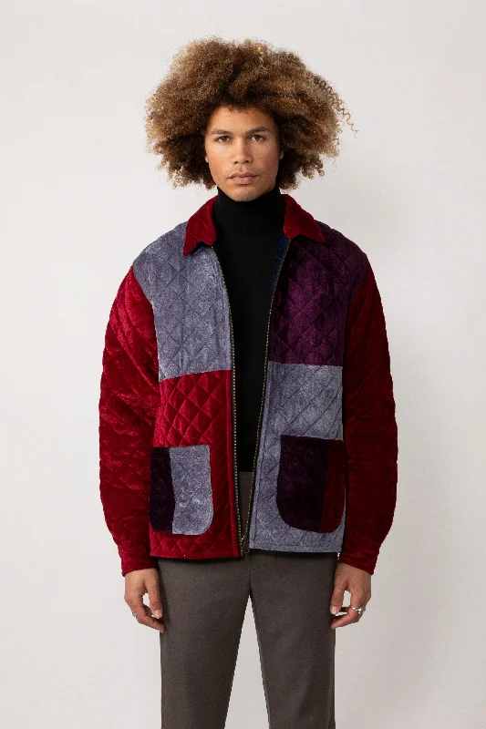 Gautam Reversible Quilted Jacket Print Jacket Jacquard Jacket Patchwork Jacket