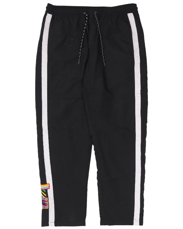Patched Track Pants Fashionable Jogger Pants
