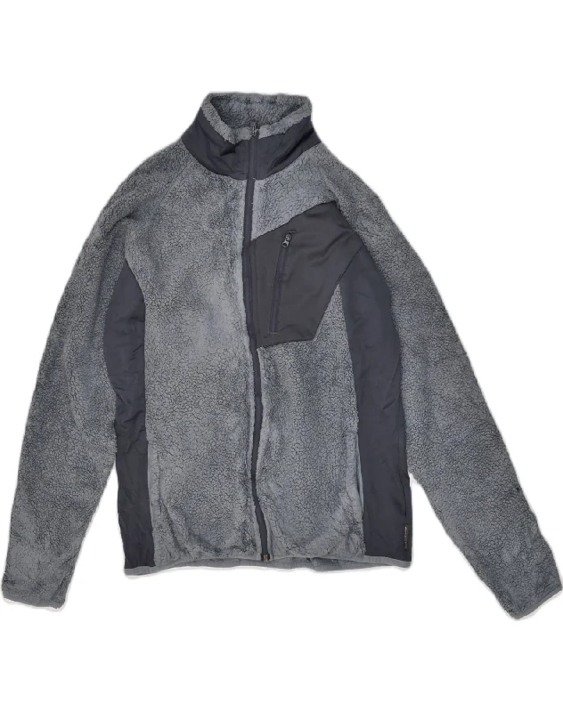 COLUMBIA Womens Fleece Jacket UK 16 Large Grey Polyester Trench Coat Raincoat Waterproof Jacket COLUMBIA Womens Fleece Jacket UK 16 Large Grey Polyester Trench Coat Raincoat Waterproof Jacket
