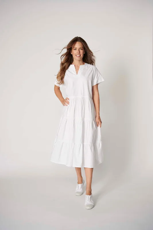 Long Kiki Dress in White
