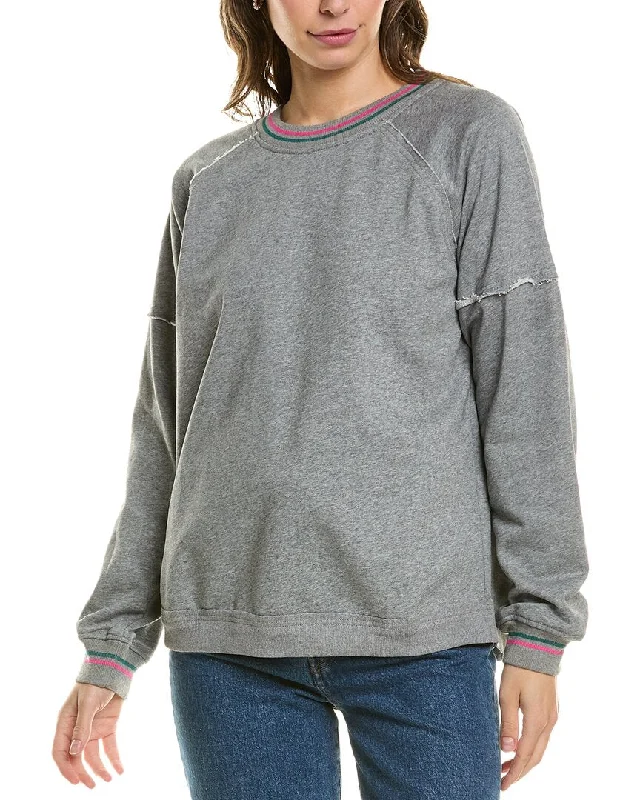 FATE Sweatshirt Hoodie with Color Block Contrast Stylish