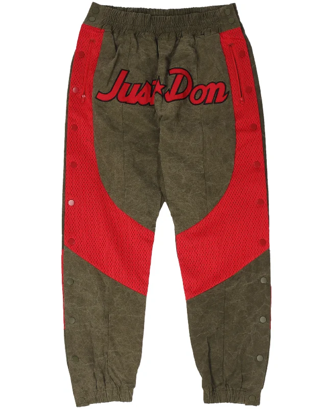 Readymade Basketball Warmup Tearaway Pants Comfy Zip-Up Pants