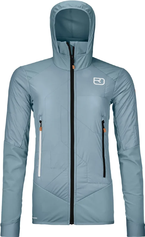 Swisswool Col Becchei Hybrid Jacket - Women's|-|Manteau hybride Swisswool Col Becchei - Femme Rayon Fabric Velvet Fabric Corduroy Fabric