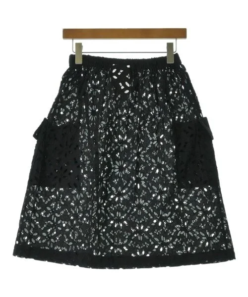 tricot COMME des GARCONS Knee length skirts button skirt front
