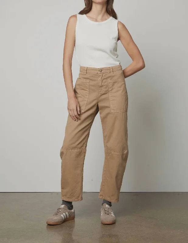 Women's Brylie Pant In Pike Soft Cotton Pants