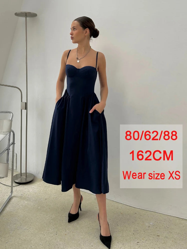 no corset blue