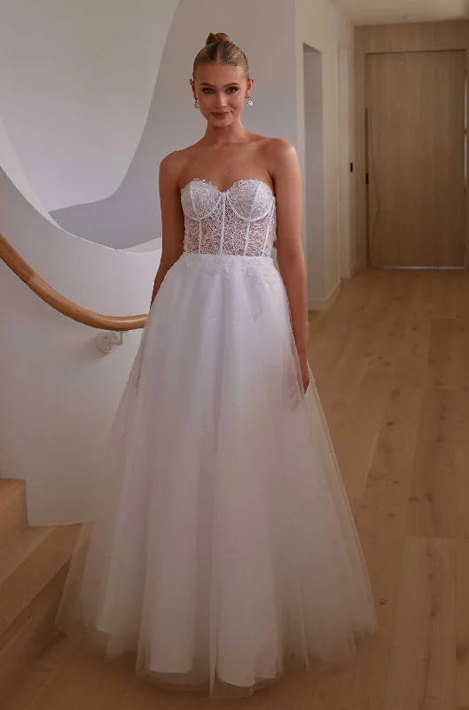 Nen Boned Lace Debutante Dress
