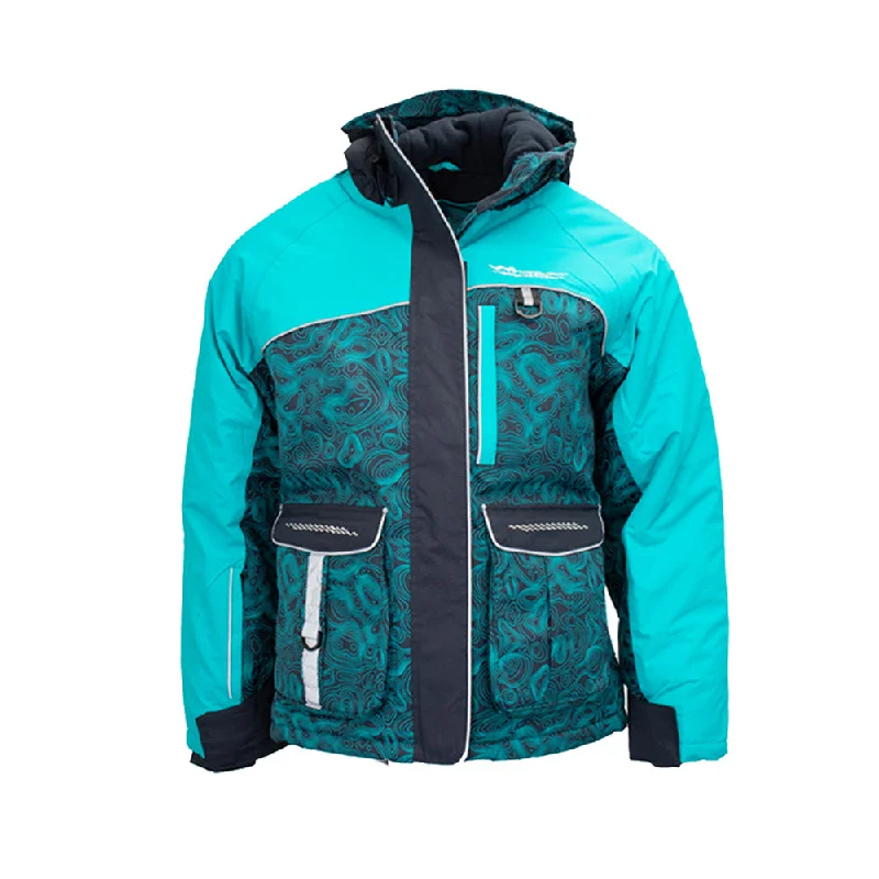 Women's Ice Jacket Tiered Jacket Buttoned Jacket Zippered Jacket