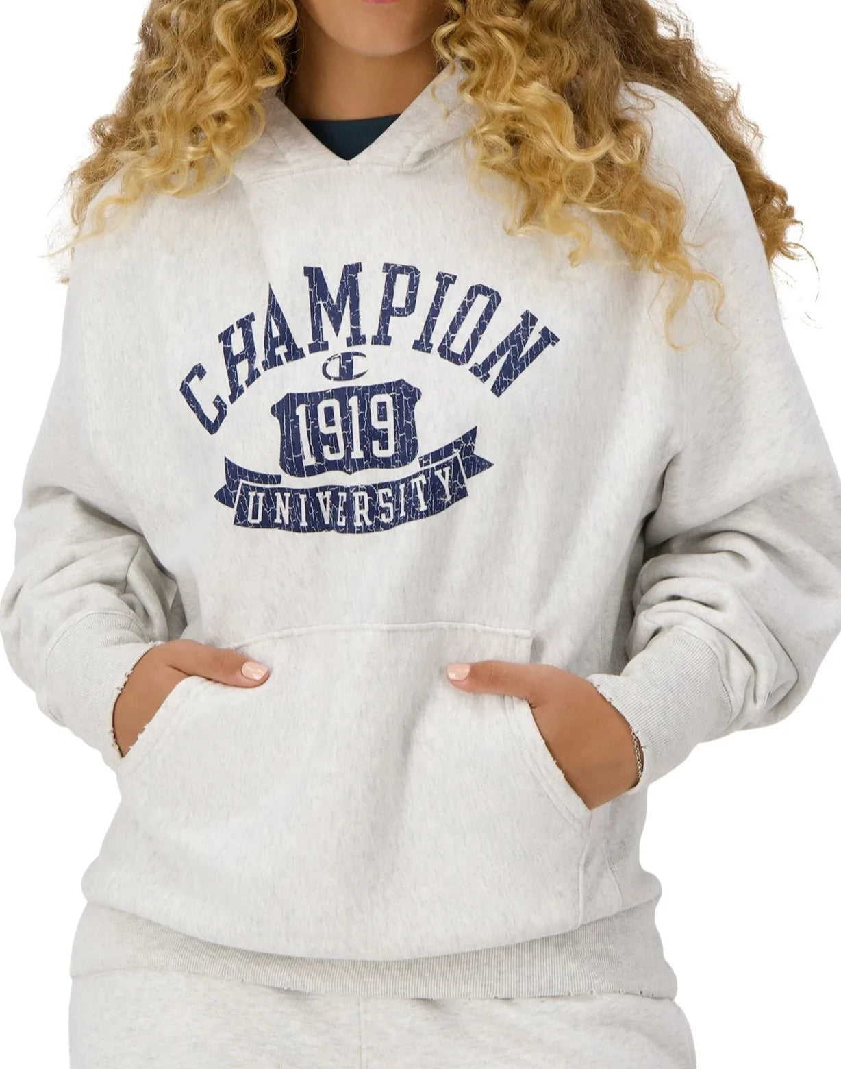 Men's University 1919 Logo Reverse Weave Hoodie Hoodie with Hem Embroidery Detailed Premium Men's University 1919 Logo Reverse Weave Hoodie Hoodie with Hem Embroidery Detailed Premium