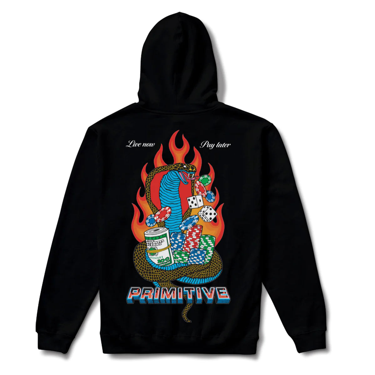Cobra Hoodie Hoodie with Magnetic Closure Innovative Modern