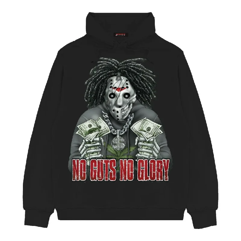 No Guts No Glory Hoodie Hoodie with Patch Decorative Personalized