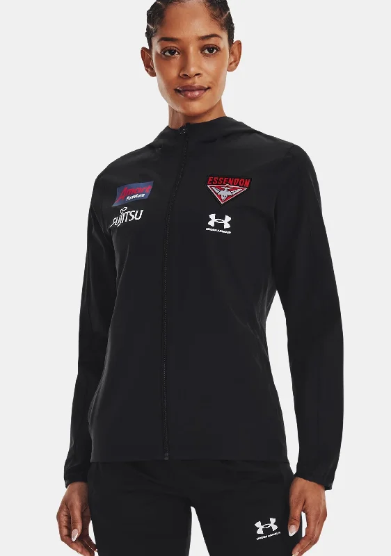 Under Armour Essendon Women's Storm Shell Jacket <br> 1374805 001 Knit Fabric Woven Fabric Fleece Fabric