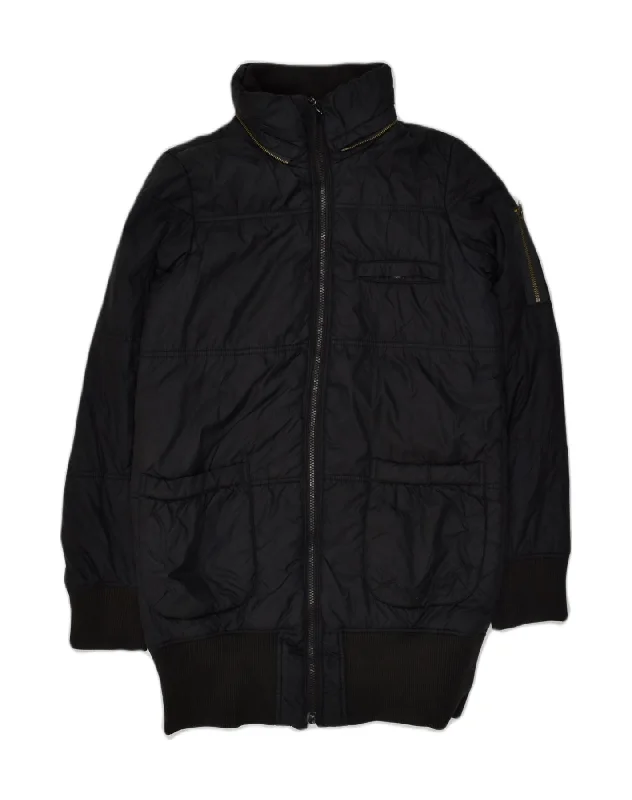 VANS Womens Hooded Padded Jacket UK 14 Medium Black Polyester Chenille Jacket Brocade Jacket Lace Jacket VANS Womens Hooded Padded Jacket UK 14 Medium Black Polyester Chenille Jacket Brocade Jacket Lace Jacket