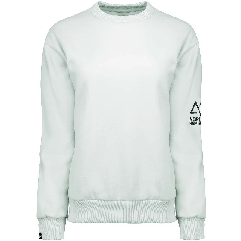 Northern Hemisphere Horizon Womens Sweatshirt Hoodie with Mock Neck Collared Structured