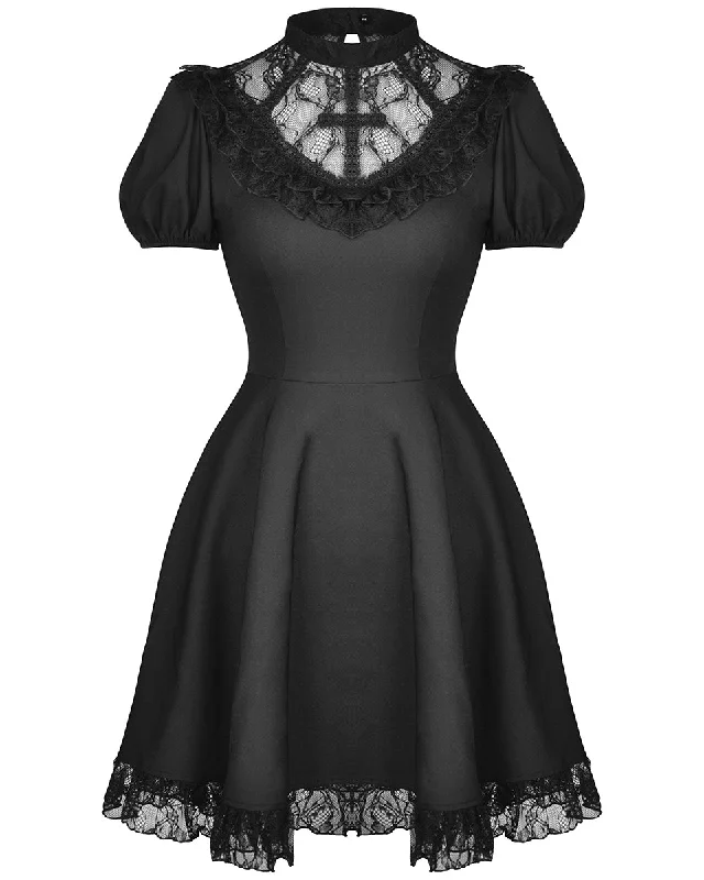 Dark In Love Gothic Crucifix Party Dress Tunics Practical easy-care