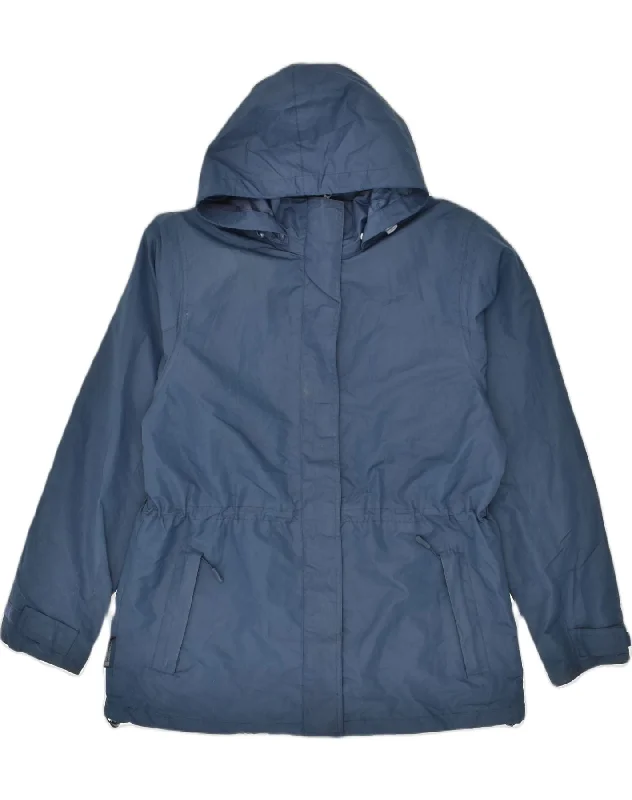 MOUNTAIN WAREHOUSE Womens Hooded Rain Jacket UK 16 Large Navy Blue Toggled Jacket Drawstring Jacket Belted Jacket MOUNTAIN WAREHOUSE Womens Hooded Rain Jacket UK 16 Large Navy Blue Toggled Jacket Drawstring Jacket Belted Jacket
