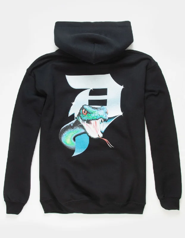 Dirty P Viper Hoodie Hoodie with Typography Text Message