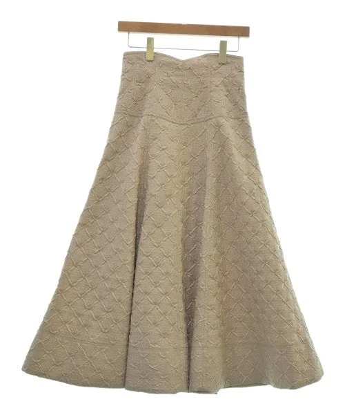 Rirandture Long/Maxi length skirts velvet skirt plush