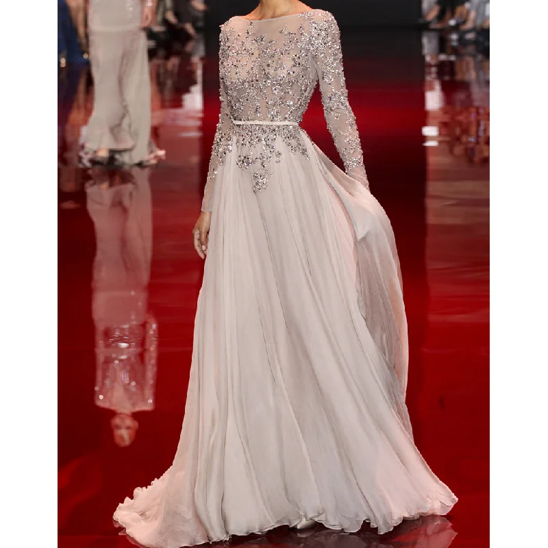 Long Sleeves Prom Dresses,Charming Prom Dresses,Floor-length Prom Dresses, Backless Prom Dresses,Party Dresses ,Cocktail Prom Dresses ,Evening Dresses,Long Prom Dress,Prom Dresses Online,PD0201 Turtleneck Neckline Stylish