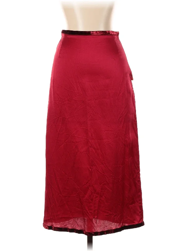 Silk Skirt floral skirt print
