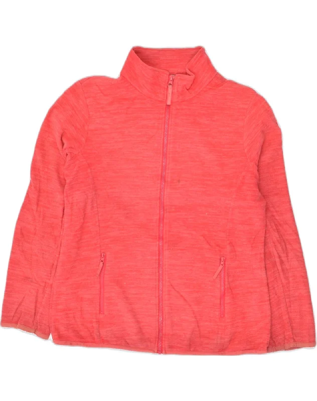 MOUNTAIN WAREHOUSE Womens Fleece Jacket UK 16 Large  Red Polyester Chenille Jacket Brocade Jacket Lace Jacket