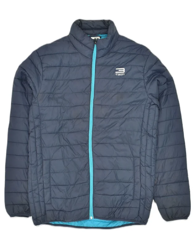JACK & JONES Womens Padded Jacket UK 16 Large Blue Polyester Notch Collar Jacket Peter Pan Collar Jacket Cowl Neck Jacket JACK & JONES Womens Padded Jacket UK 16 Large Blue Polyester Notch Collar Jacket Peter Pan Collar Jacket Cowl Neck Jacket