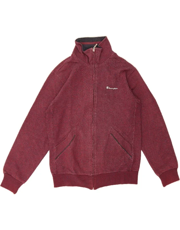 CHAMPION Womens Tracksuit Top Jacket UK 10 Small Red Cotton Herringbone Jacket Checkered Jacket Solid Jacket CHAMPION Womens Tracksuit Top Jacket UK 10 Small Red Cotton Herringbone Jacket Checkered Jacket Solid Jacket