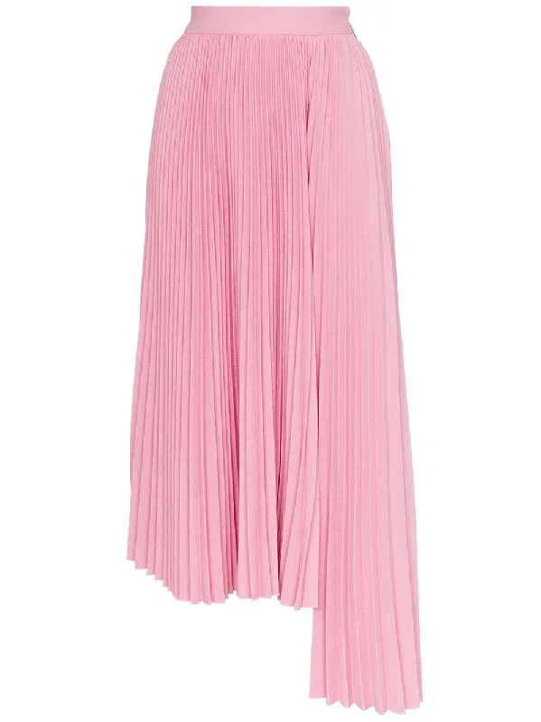 pleated asymmetric skirt boho skirt vibe
