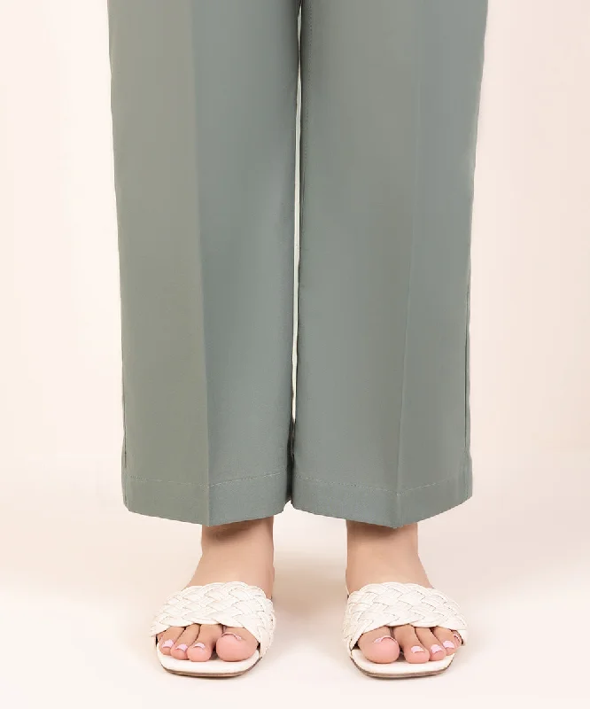Cambric Straight Pants Comfortable Denim Trousers