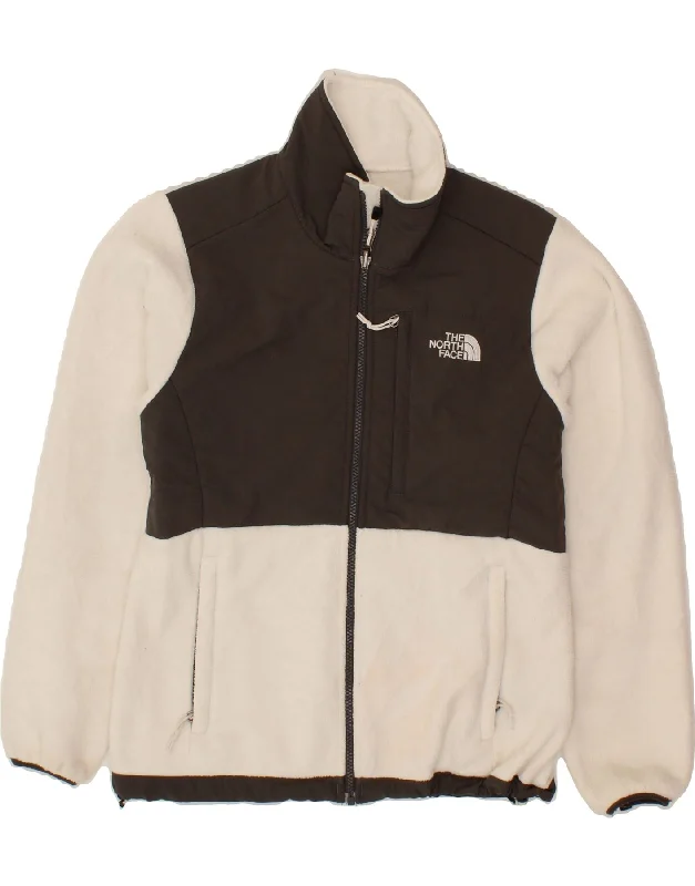 THE NORTH FACE Womens Tracksuit Top Jacket UK 10 Small White Colourblock Satin Fabric Silk Fabric Chiffon Fabric THE NORTH FACE Womens Tracksuit Top Jacket UK 10 Small White Colourblock Satin Fabric Silk Fabric Chiffon Fabric