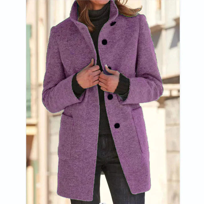 Kyla® | Stylish and elegant jacket with button fastening Herringbone Jacket Houndstooth Jacket Plaid Jacket